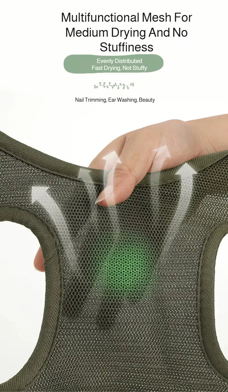 Pet Grooming Hammock Cat Dog Nail Clipper Fixer Teddy Hook Type Feeding Anti-scratch Artifact Restraint Bag Pet