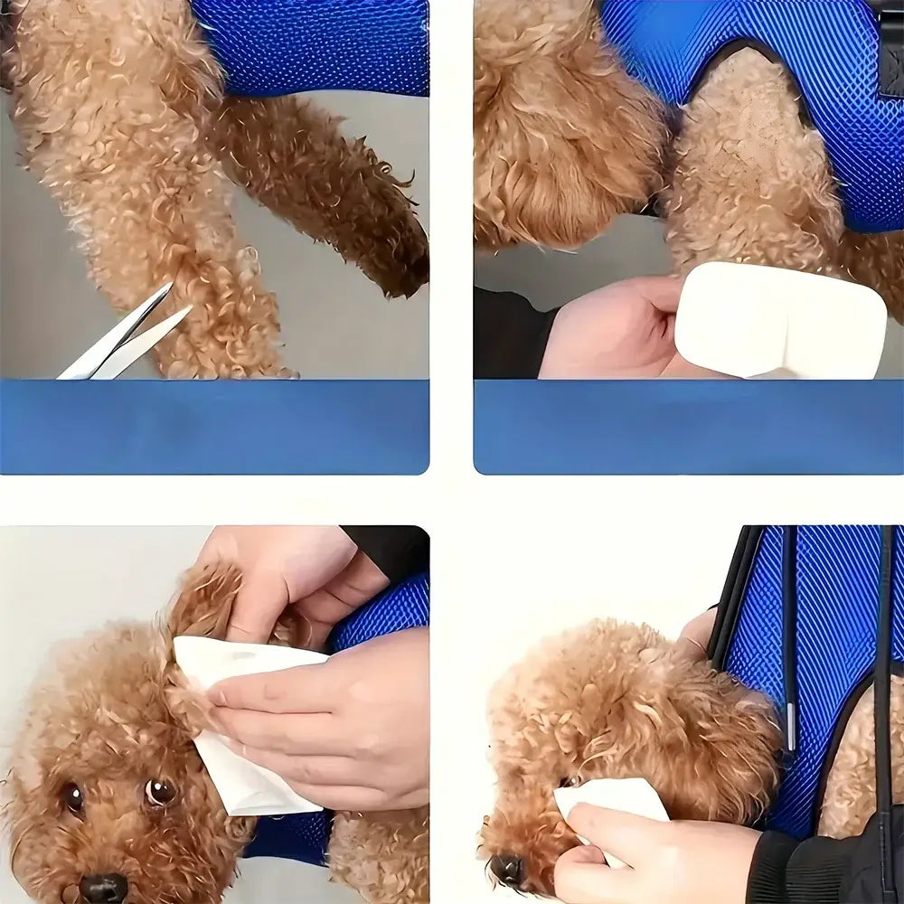 Pet Grooming Hammock Cat Dog Nail Clipper Fixer Teddy Hook Type Feeding Anti-scratch Artifact Restraint Bag Pet