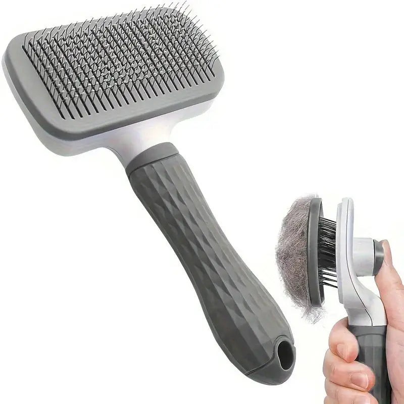Pet Hair Remover Brush - Effective Shedding Control Gentle Deshedding Comb for Dogs Cats Long Hair Grooming Daily Use &