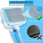 Pet Hair Remover Brush - Effective Shedding Control Gentle Deshedding Comb for Dogs Cats Long Hair Grooming Daily Use &