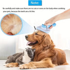 Pet Hair Remover Brush - Effective Shedding Control Gentle Deshedding Comb for Dogs Cats Long Hair Grooming Daily Use &