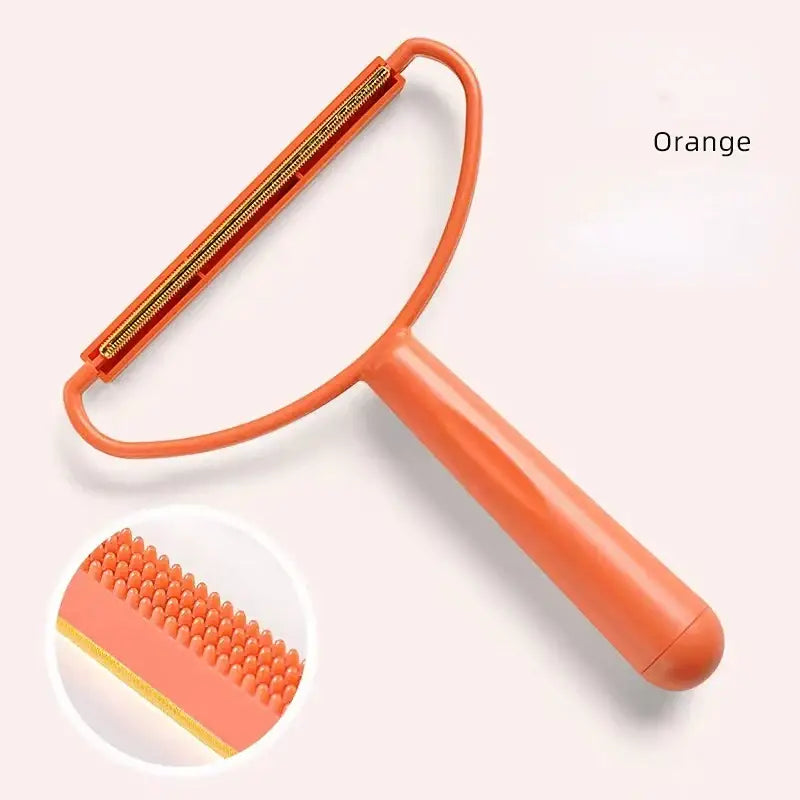 Pet Hair Remover Brush Portable Silicone Double Side Pet Hair Brush Sweater Cleaner Wool Coat Grooming Brush Tool Pet