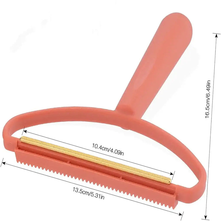 Pet Hair Remover Brush Portable Silicone Double Side Pet Hair Brush Sweater Cleaner Wool Coat Grooming Brush Tool Pet