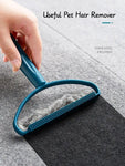 Pet Hair Remover Brush Portable Silicone Double Side Pet Hair Brush Sweater Cleaner Wool Coat Grooming Brush Tool Pet
