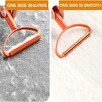 Pet Hair Remover Brush Portable Silicone Double Side Pet Hair Brush Sweater Cleaner Wool Coat Grooming Brush Tool Pet