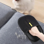 Pet Hair Remover Portable Washable Clothes Hair Dehairing Gloves Pet Cleaning Products Pet Accessories - Black