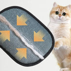 Pet Hair Remover Portable Washable Clothes Hair Dehairing Gloves Pet Cleaning Products Pet Accessories - Black