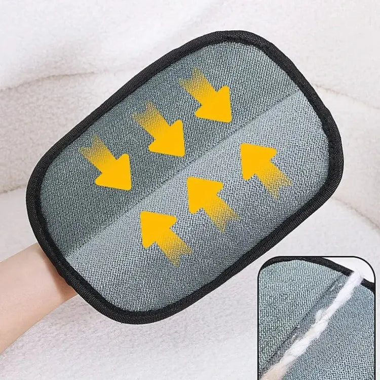 Pet Hair Remover Portable Washable Clothes Hair Dehairing Gloves Pet Cleaning Products Pet Accessories - Black