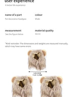 Pet Hairpiece - Humorous Lion Mane Headgear for Dogs and Cats Adjustable Costume Accessories for Fun Dress-up and Play