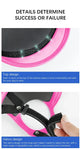 Pet Helmet Pink Dog Cat Wear Comfortable Motorbike Sports Outdoor Accessories Headwear Double Hole Adjustable Pet