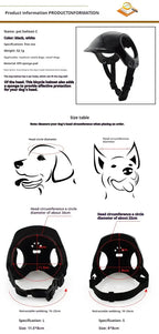 Pet Helmets,Cat Helmet,Dog Helmet-Outdoor Mini Head Protecting Safe Hat Dog Motorcycle Helmet Pet Photo Props Accessorie