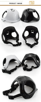 Pet Helmets,Cat Helmet,Dog Helmet-Outdoor Mini Head Protecting Safe Hat Dog Motorcycle Helmet Pet Photo Props Accessorie