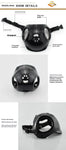 Pet Helmets,Cat Helmet,Dog Helmet-Outdoor Mini Head Protecting Safe Hat Dog Motorcycle Helmet Pet Photo Props Accessorie