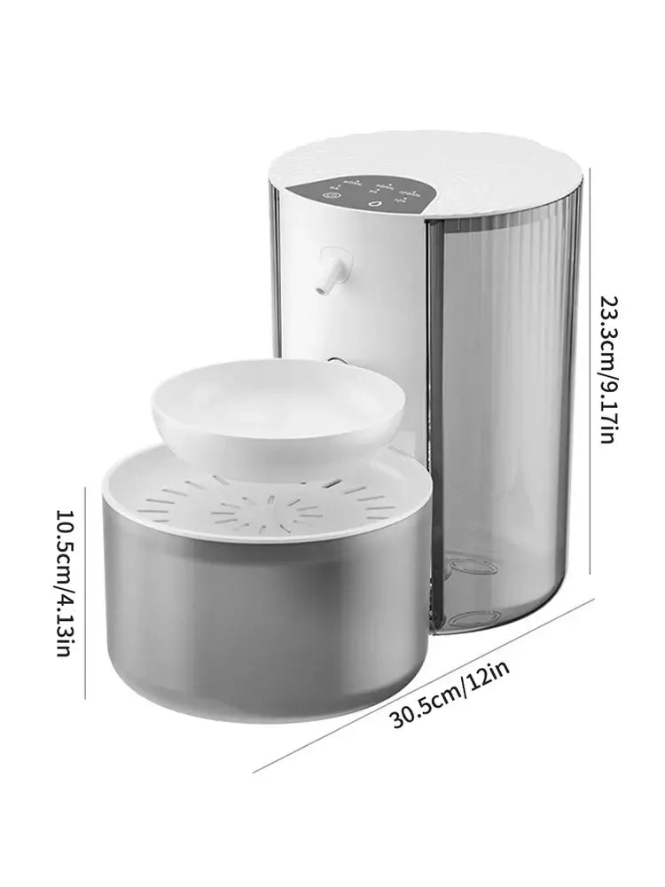 Pet Intelligent Water Dispenser Clean And Dirty Separation Dumping Type Automatic Water Dispenser For Cats Large