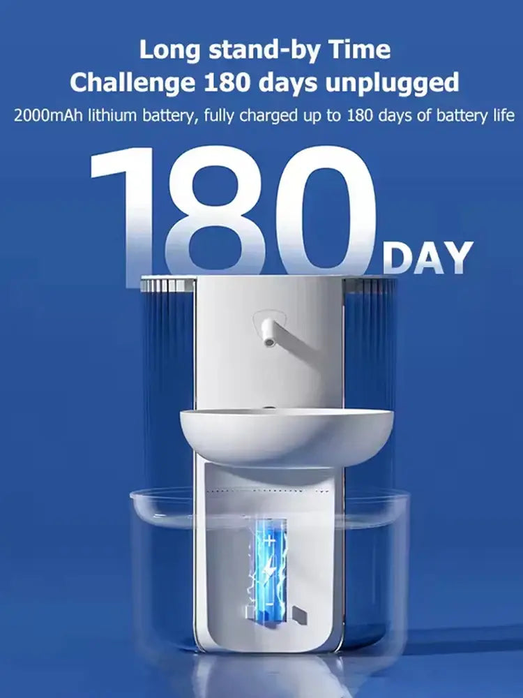 Pet Intelligent Water Dispenser Clean And Dirty Separation Dumping Type Automatic Water Dispenser For Cats Large