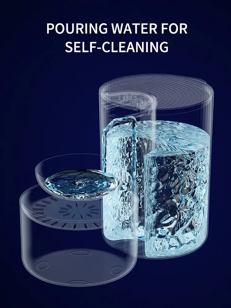 Pet Intelligent Water Dispenser Clean And Dirty Separation Dumping Type Automatic Water Dispenser For Cats Large