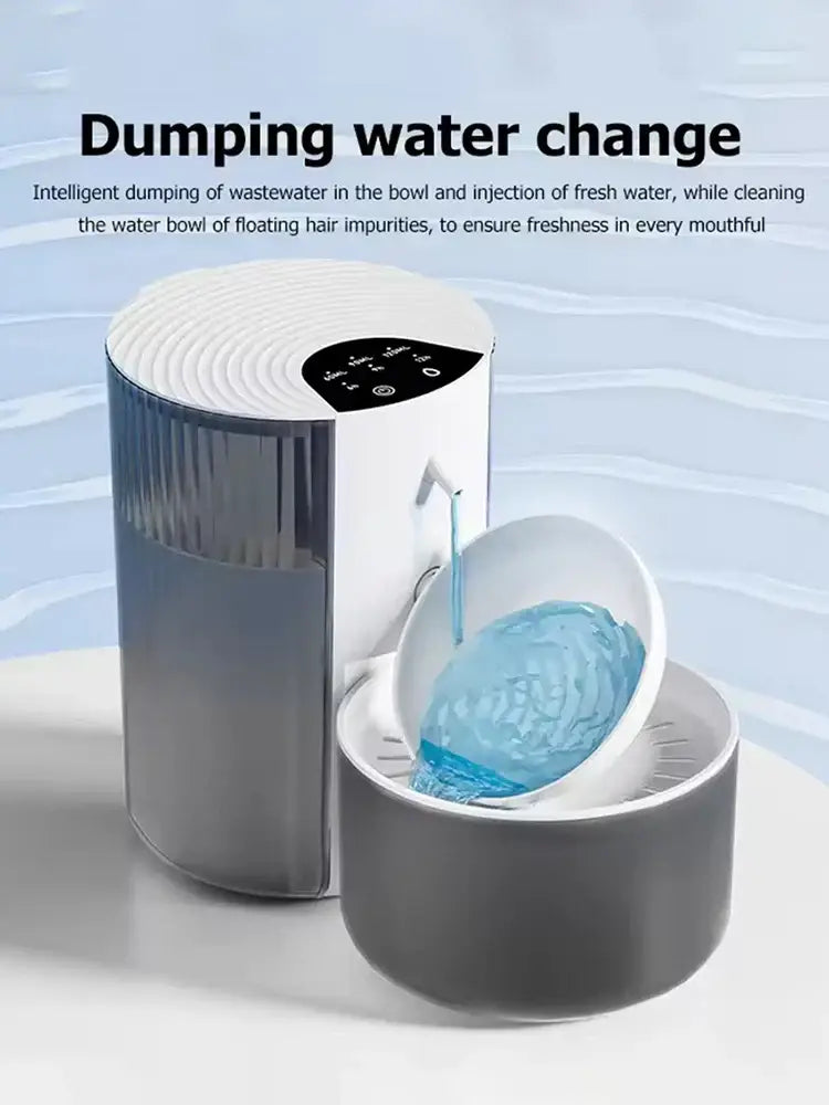 Pet Intelligent Water Dispenser Clean And Dirty Separation Dumping Type Automatic Water Dispenser For Cats Large