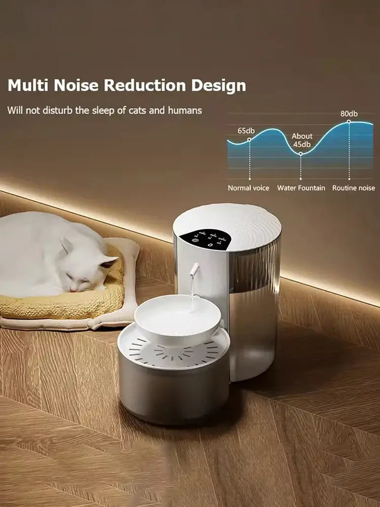 Pet Intelligent Water Dispenser Clean And Dirty Separation Dumping Type Automatic Water Dispenser For Cats Large