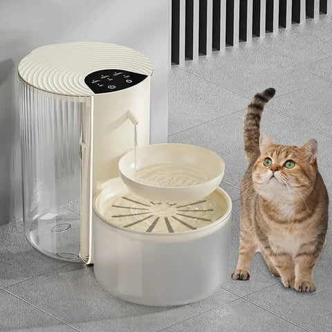 Pet Intelligent Water Dispenser Clean And Dirty Separation Dumping Type Automatic Water Dispenser For Cats Large
