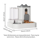 Pet large-capacity feeder integrated automatic water dispenser cat food bowl dog feeding bowl cat bowl dog bowl pet