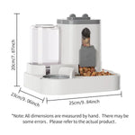 Pet large-capacity feeder integrated automatic water dispenser cat food bowl dog feeding bowl cat bowl dog bowl pet