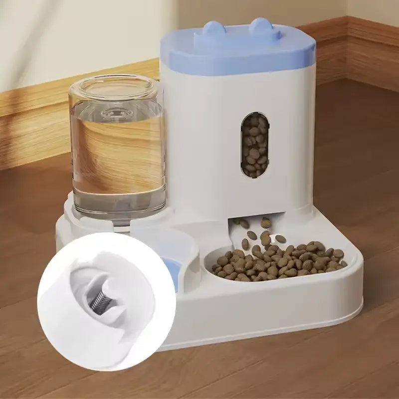 Pet large-capacity feeder integrated automatic water dispenser cat food bowl dog feeding bowl cat bowl dog bowl pet