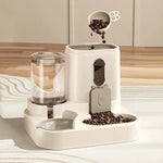 Pet large-capacity feeder integrated automatic water dispenser cat food bowl dog feeding bowl cat bowl dog bowl pet