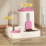 Pet large-capacity feeder integrated automatic water dispenser cat food bowl dog feeding bowl cat bowl dog bowl pet