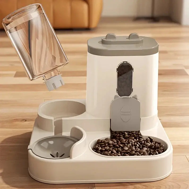 Pet large-capacity feeder integrated automatic water dispenser cat food bowl dog feeding bowl cat bowl dog bowl pet