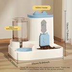 Pet large-capacity feeder integrated automatic water dispenser cat food bowl dog feeding bowl cat bowl dog bowl pet