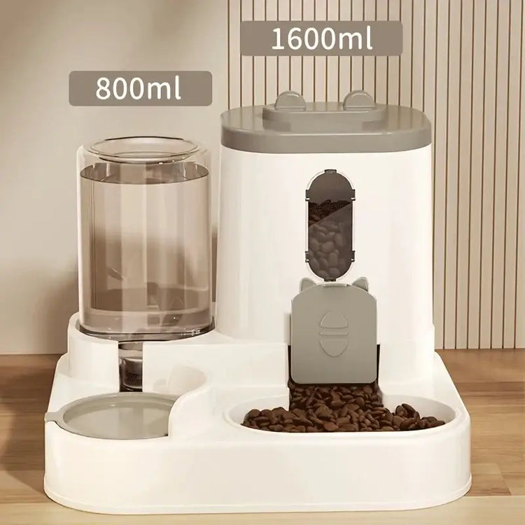 Pet large-capacity feeder integrated automatic water dispenser cat food bowl dog feeding bowl cat bowl dog bowl pet