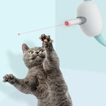 Pet laser cat teasing collar USB charging intelligent electric version adjustable size cat interactive product - 1pc