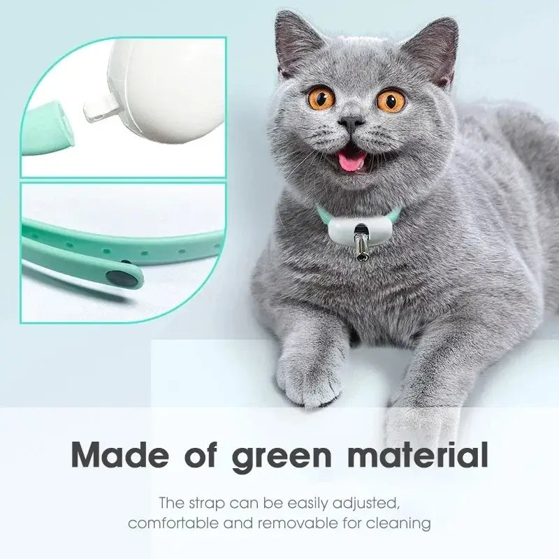Pet laser cat teasing collar USB charging intelligent electric version adjustable size cat interactive product - 1pc