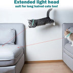Pet laser cat teasing collar USB charging intelligent electric version adjustable size cat interactive product - 1pc