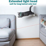 Pet laser cat teasing collar USB charging intelligent electric version adjustable size cat interactive product - 1pc