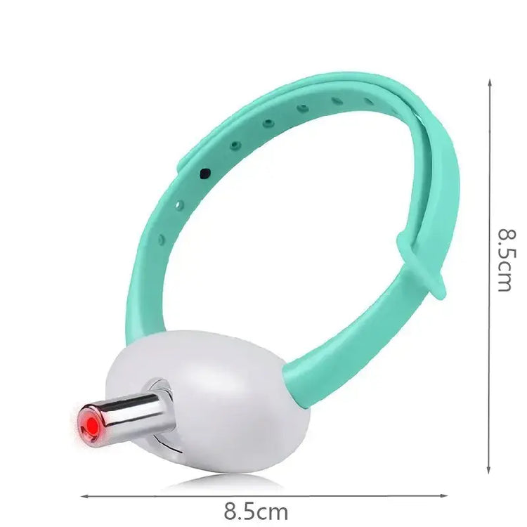 Pet laser cat teasing collar USB charging intelligent electric version adjustable size cat interactive product - 1pc