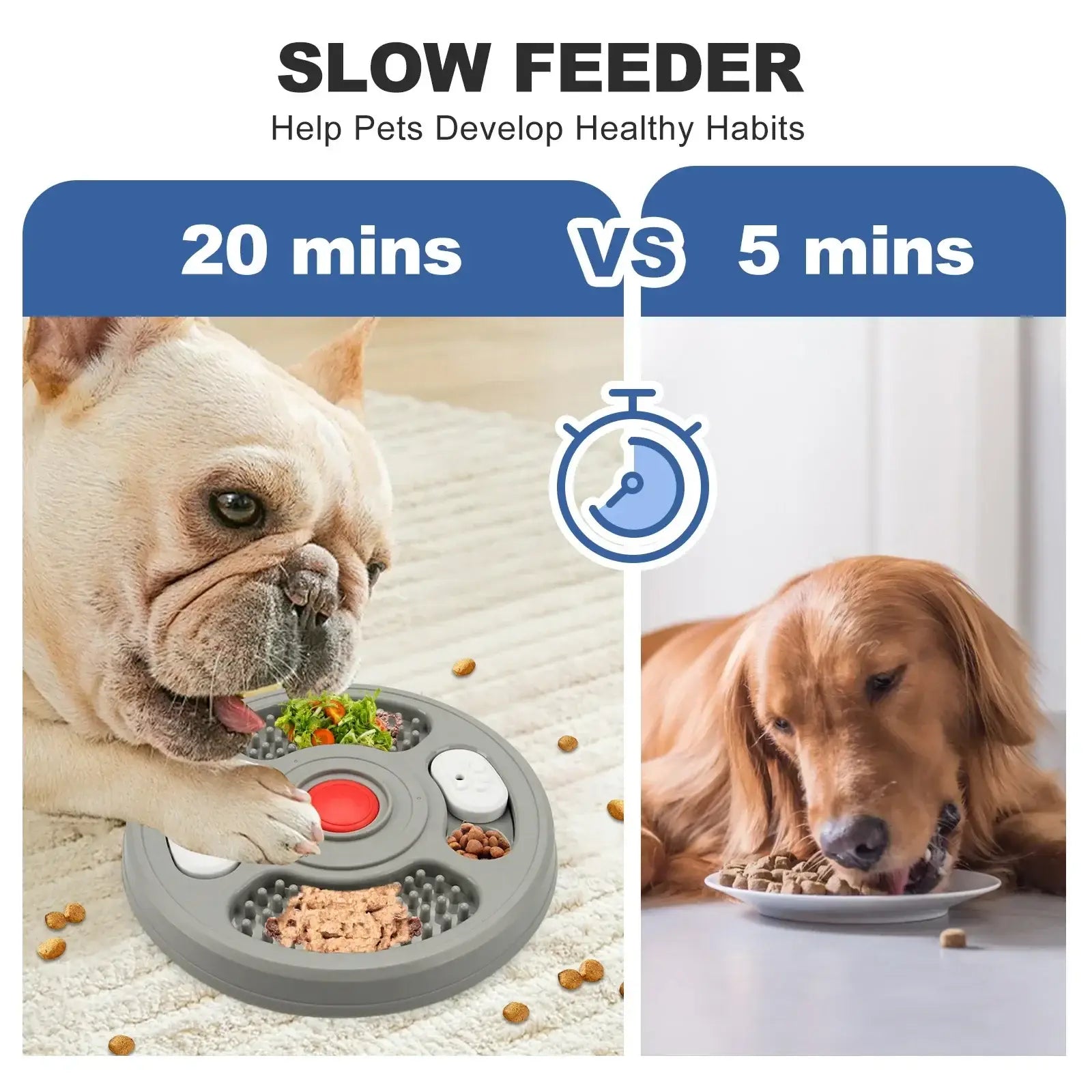 Pet licking bowl Puzzle Toy Food Dispenser Boredom Relief IQ Training Fixable Crate Anti Slip Slow Feeder Bowl For Dogs