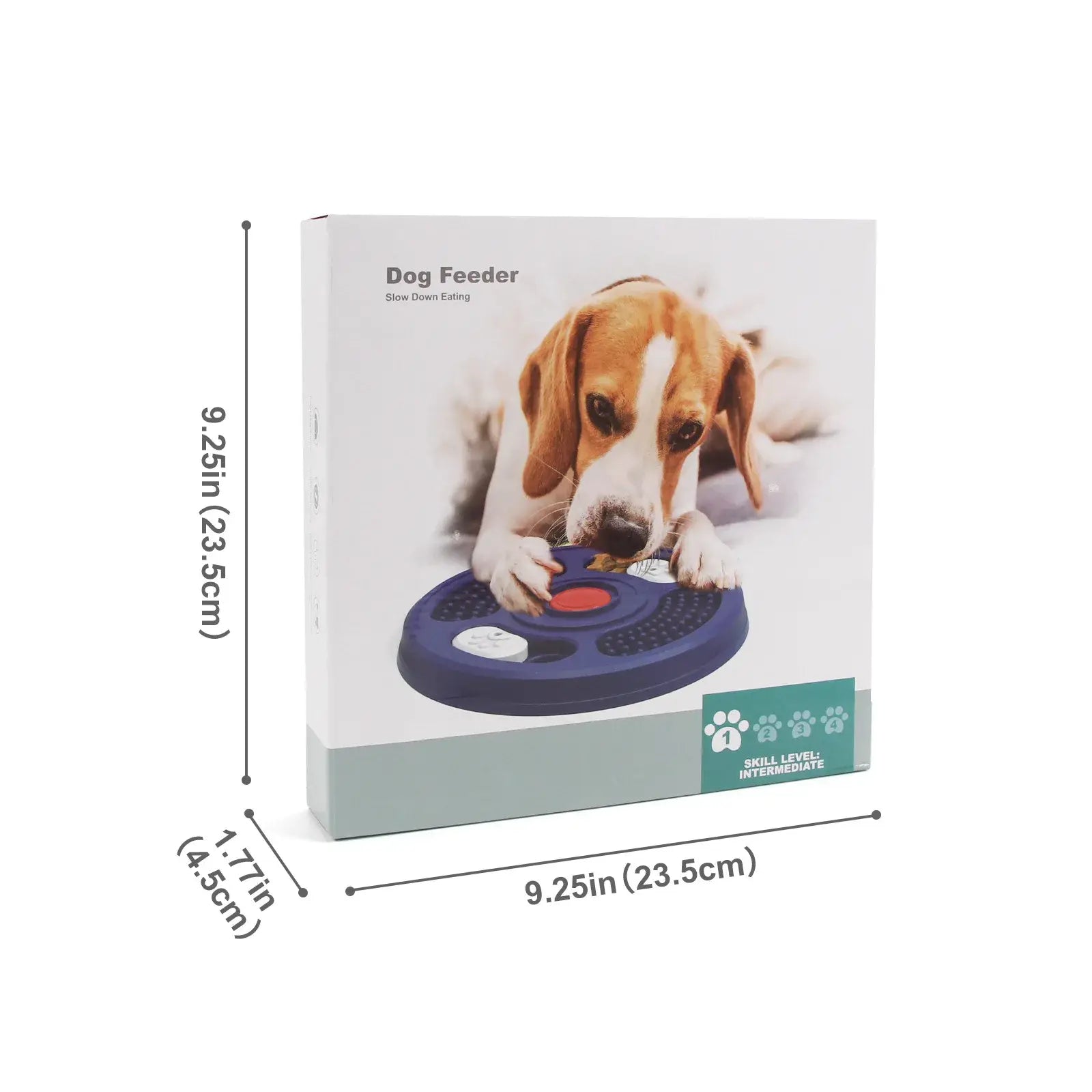 Pet licking bowl Puzzle Toy Food Dispenser Boredom Relief IQ Training Fixable Crate Anti Slip Slow Feeder Bowl For Dogs