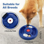 Pet licking bowl Puzzle Toy Food Dispenser Boredom Relief IQ Training Fixable Crate Anti Slip Slow Feeder Bowl For Dogs