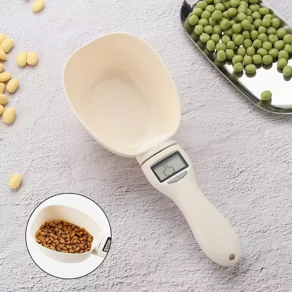 Pet measuring spoon - beige-1pcs / 800g 1g