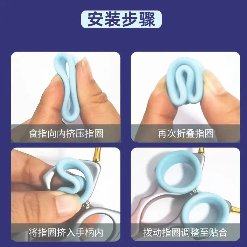 Pet scissors accessories soft silicone finger rings ring sleeves,60pcs colorful mixed colors anti slip and comfortable