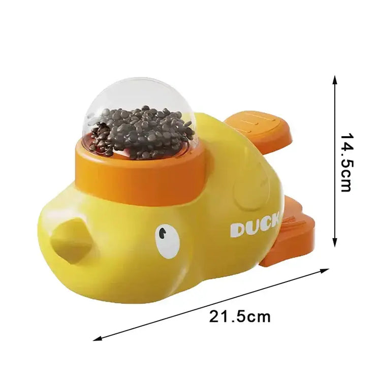 Pet Snack Feeder Dog Food Dispenser Automatic Feeder Puppy Cartoon Duck Whale Design Used To Train Cats Accessories