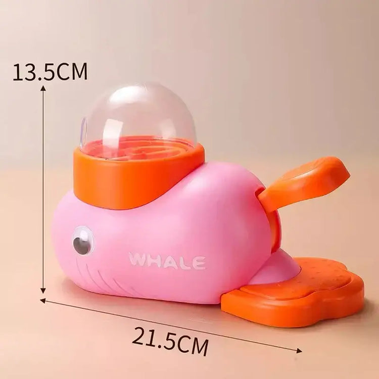 Pet Snack Feeder Dog Food Dispenser Automatic Feeder Puppy Cartoon Duck Whale Design Used To Train Cats Accessories