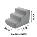 Pet Stairs Toys Cat Dog Ladder 2 3 4 Step Stairs for Dogs Puppy Ramp Detachable Sponge Pet Ladder Accessories