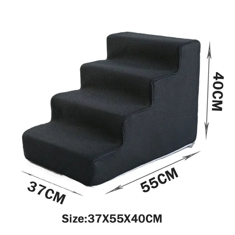 Pet Stairs Toys Cat Dog Ladder 2 3 4 Step Stairs for Dogs Puppy Ramp Detachable Sponge Pet Ladder Accessories
