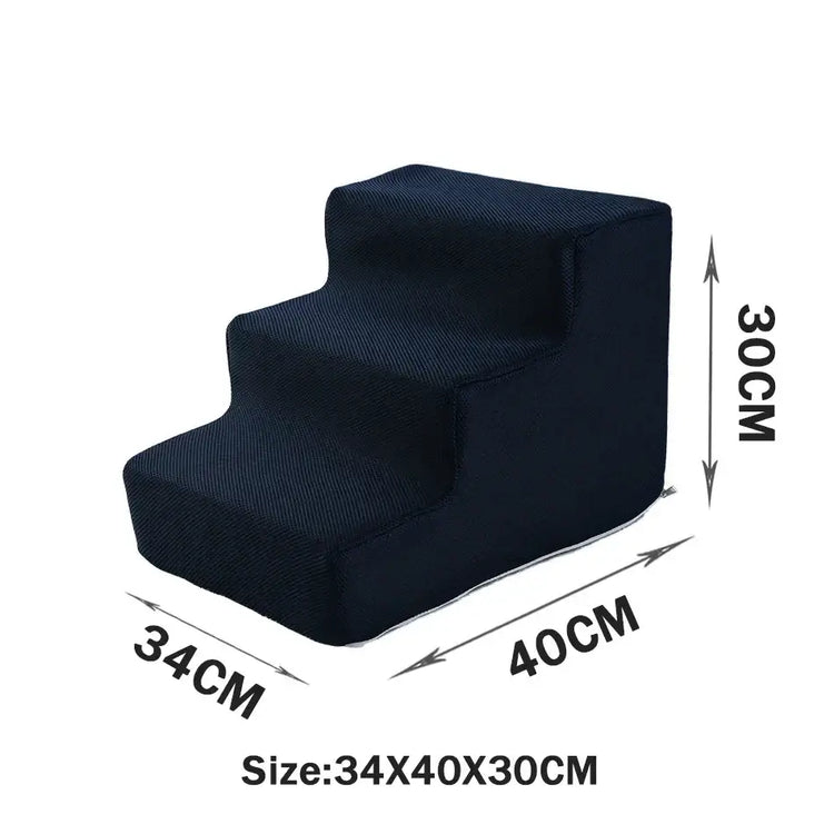 Pet Stairs Toys Cat Dog Ladder 2 3 4 Step Stairs for Dogs Puppy Ramp Detachable Sponge Pet Ladder Accessories
