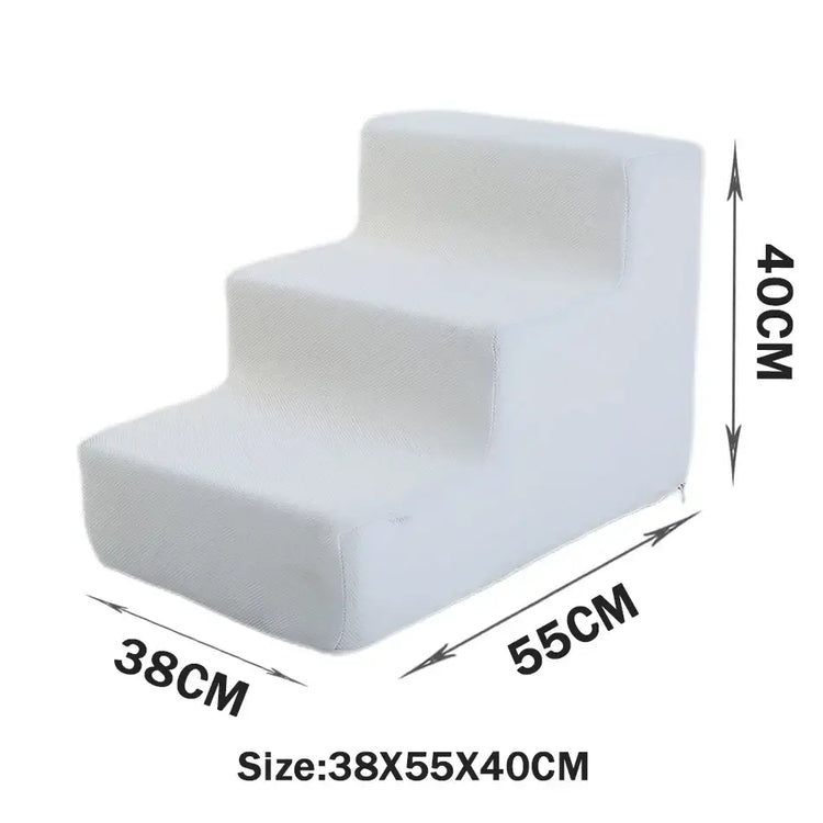 Pet Stairs Toys Cat Dog Ladder 2 3 4 Step Stairs for Dogs Puppy Ramp Detachable Sponge Pet Ladder Accessories