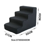 Pet Stairs Toys Cat Dog Ladder 2 3 4 Step Stairs for Dogs Puppy Ramp Detachable Sponge Pet Ladder Accessories