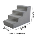 Pet Stairs Toys Cat Dog Ladder 2 3 4 Step Stairs for Dogs Puppy Ramp Detachable Sponge Pet Ladder Accessories