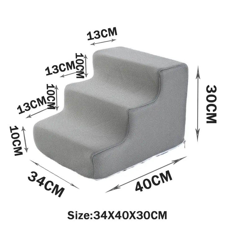 Pet Stairs Toys Cat Dog Ladder 2 3 4 Step Stairs for Dogs Puppy Ramp Detachable Sponge Pet Ladder Accessories